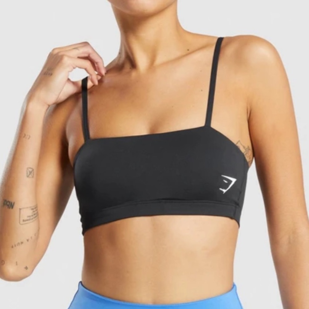 Gymshark Black Training Bandeau size small